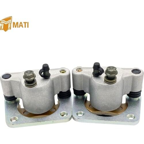 Mati Left Right Rear Brake Caliper Assembly for ATV Polaris ACE 500 570 RZR 570 RZR S 570 2012-2020 with Pads 1911715 1911716