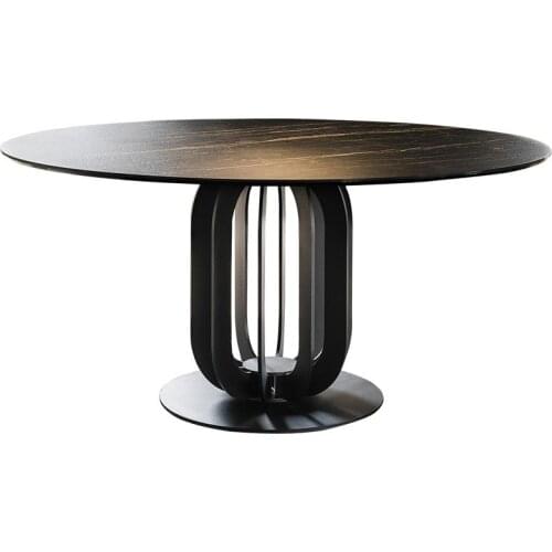 Nordic marble/rack slab dining table rectangular dining table modern minimalist modern luxury home dining table