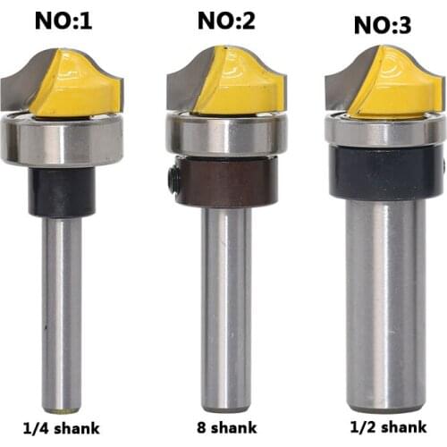 1/4" 1/2''8" 12mm Shank Woodworking cutter Tenon Cutter for Woodworking Tools