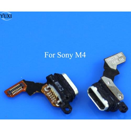 YuXi 1pc USB Charging Jack Plug Socket Connector Charge Dock Port For Sony Xperia M4 Aqua E2312 E2333 E2303 E2353 E2363 E2306