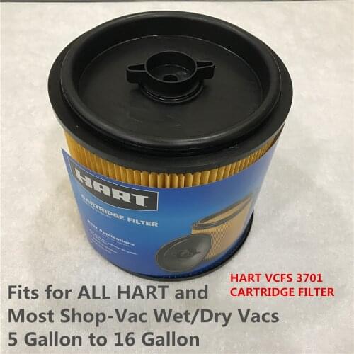 1PCS Hart Standard VACUUM FILTER Fit for HART and Most Shop-Vac Wet/Dry Vacs 5 to 16 Gallon Vacuums cleaner parts accessory