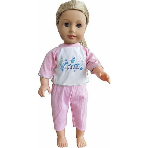18 inch girl doll clothes Fit 43cm born Baby Doll clothes and pants children gifts