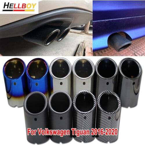 70mm For VW Volkswagen Golf 6 7 Mk7 Polo 6r 6N Bora Jetta Mk6 Scirocco Tiguan 1.4T 1.6T BMW E90 E92 Car Exhaust Muffler Tip Pipe