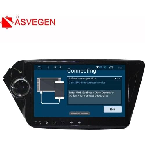 Asvegen 2G+32GB Android 7.1 Octa Core Car Wifi Radio For KIA K2 2011-2016 2 din Car Stereo Multimedia DVD Player GPS Navigation