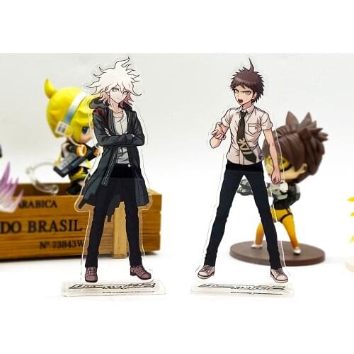 Danganronpa 2 Hinata Hajime Komaeda Nagito HM acrylic stand figure model plate holder cake topper anime Japanese