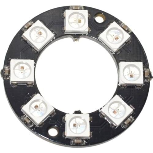 RGB LED Ring 8 Bits LEDs WS2812 5050 RGB LED Ring Lamp Light with Integrated Drivers