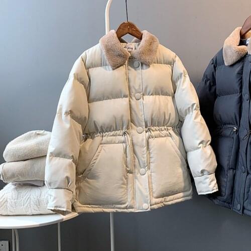 LIBIELIY Women's Down Jackets With Fur
