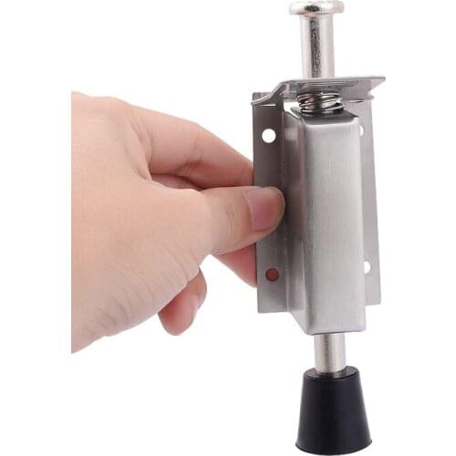 Foot Brake Door Locator Auto Door Stops Shimmy Damper Foot Touch Silent Rubber Floor-mounted Door Stops Home Decor