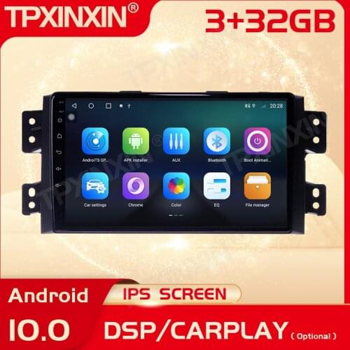 2 Din Carplay Android Radio Receiver Multimedia Stereo For Kia Borrego 2008 2009 2010 2011 GPS Navigation Audio Video Head Unit