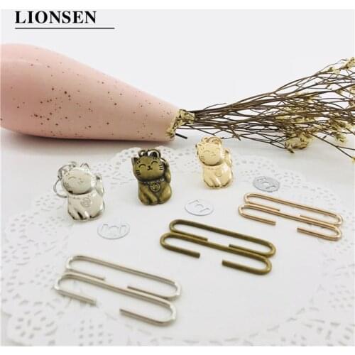 Lionsen 5CM Cat Shaped Metal Coin Metal Purse Frame 3colors Bag Making Sewing Kiss Clasp Lock DIY Craft Wallet Accessaries