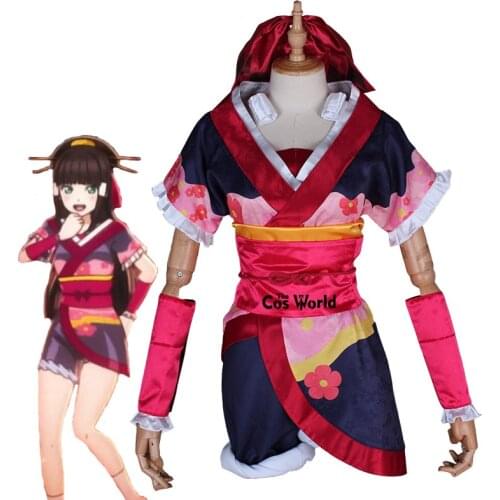 LoveLive!Sunshine!! Aqours Kurosawa Dia MY Dance TONIGHT MIRACLE WAVE Yukata Kimono Dress Uniform Outfit Cosplay Costumes