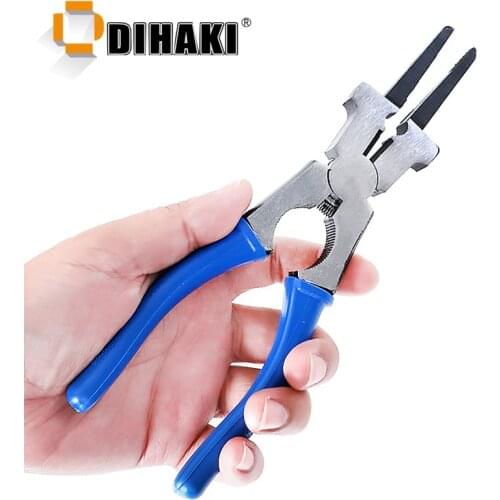 8" Multipurpose MIG Welding Pliers Pincers Flat Mouth Pliers Tool Spring Loaded Insulated Handle Welding Tools