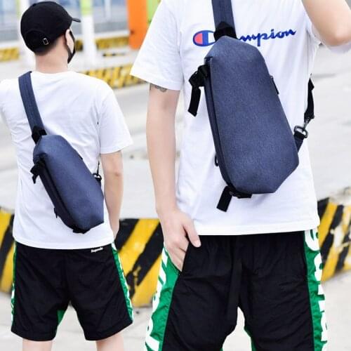 Fashion Chest Bags For Men Trend Waist Bag 2020 New Travel Crossbody Pouch Nylon Man Running Chest Rig Pouch Short Trip Bags