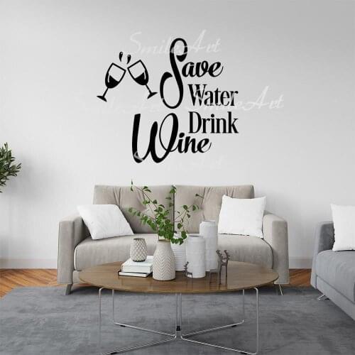 Cartoon Wine Wall Sticker Wall Decal Sticker Home Decor Kids Room Nature Decor Mural Custom