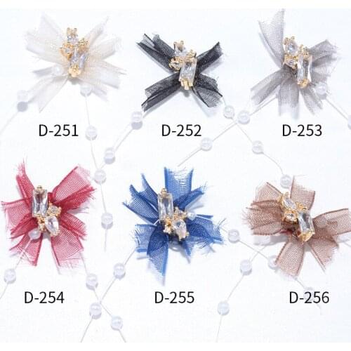 1Pc Fashion Lace Zircon Nail Art Pendant Jewelry Nail Art Design 3D Charms For Gel Polish Manicure Designer Decoration Stones