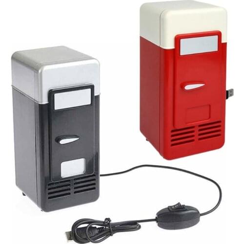 Portable Mini 780ml Fridge USB Powered Car Drink Cooler Home Desktop Boat Travel Cosmetic Fridge Multipurpose Appliances