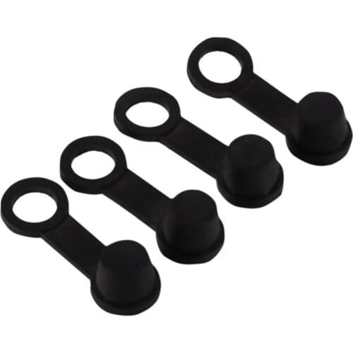 4PCS/Set Rubber Brake Bleed Nipple Cap Brake Bleed Nipple Grease Screw Cap Dust Cover 8mm Motorcycle Motorbike Universal