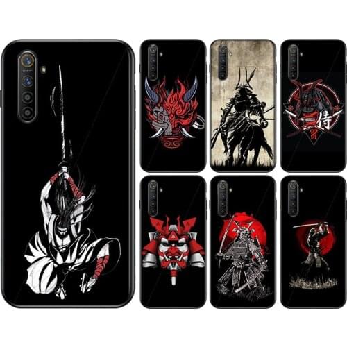 Japanese Samurai Silicone Cover For OPPO Reno 4 3 Pro 10X Zoom 2 Z F Realme ACE C2 X2 Pro 5G Phone Case