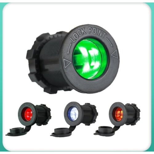 12V 24V Car Cigarette Lighter Socket Waterproof Plug Power Outlet Adapter For Auto Boat RV Motorcycle Tractor