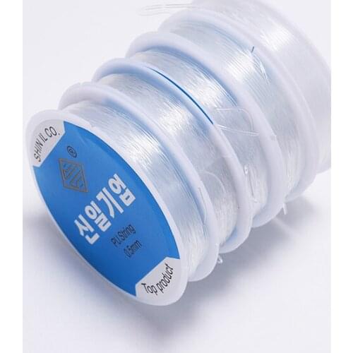 1 Roll High Quality Stretch Beading DIY Barcelet Elastic Wire String Flexible Line Rope Cord Fishing Thread For Jewelry Making