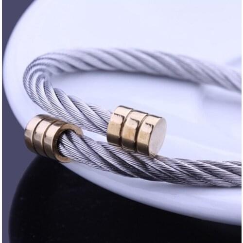 2020 Jewelery fashion cuff bracelets stainless steel adjustable a bangles for womens gifts for woman accessories bangles for men