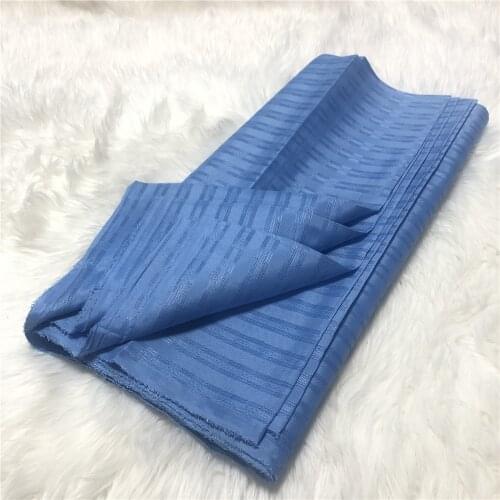 African Blue Soft Atiku Man Fabrics Polish Men Suit Material Nigeria Atiku For Men Atiku Fabric