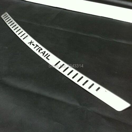 Car Accessories for Nissan X-Trail X Trail T32 2014 2015 2016 2017 Ultrathin Stainless Exterior Rear Bumper Protector Guard Sill