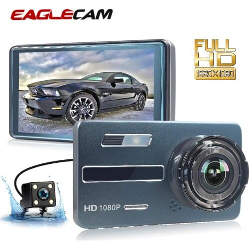 Car DVR 4.39 Inch Full HD Screen Dash Camera Dual Lens With Rearview Camera Video Recorder Auto Registrator DVRs Dash Cam