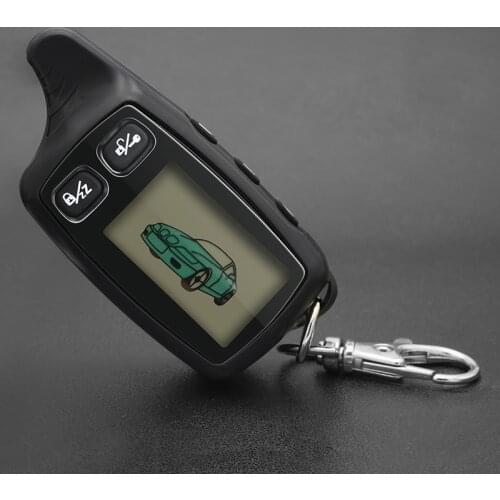 TW-9030 LCD Remote Controller Keychain Key Fob auto Chain Tamarack for Russian TW9030 Two Way Car Alarm System Tomahawk TW 9030