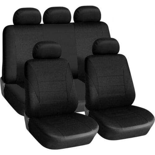 Newset 9pcs/Set Car Seat Covers Dustproof Washable Seat Protectors Pad Cover Light Universal Full Seat Covers for Auto Cars