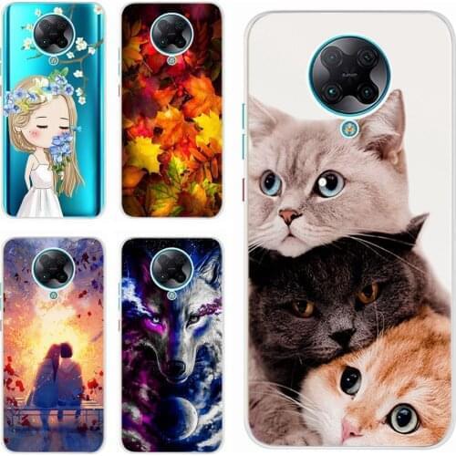 For Xiaomi Redmi K30 Pro Case Soft Silicone TPU Back Cover For Xiaomi Redmi K30 Pro Zoom Cases K30Pro Cute Cartoon Bumper Fundas