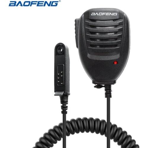 Speaker Mic for BAOFENG Waterpr Walkie Talkie for BF-A58 BF-9700 UV-9R UV-XR Two Way Radio Walkie Talkie Accessories mic