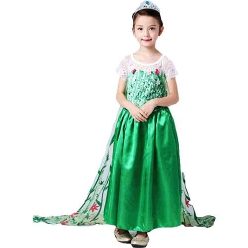 DISNEY FROZEN 2 GIRLS PRINCESS Dresses SNOW QUEEN PARTY FANTASIA VESTIDOS ANNA ELSA COSTUMES FOR CHILDREN 2020