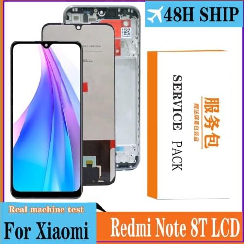 5PCS/LOT For Xiaomi Redmi Note 8T LCD Display Screen LCD Touch Screen Digitizer for Redmi note 8t Touch Repair parts LCD