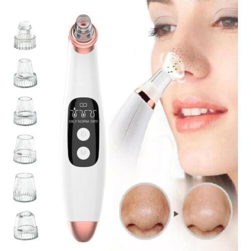 Electric Acne Remover Point Noir Blackhead Vacuum Extractor Tool Black Spots Pore Cleaner Skin Care Facial Pore Cleaner Machine