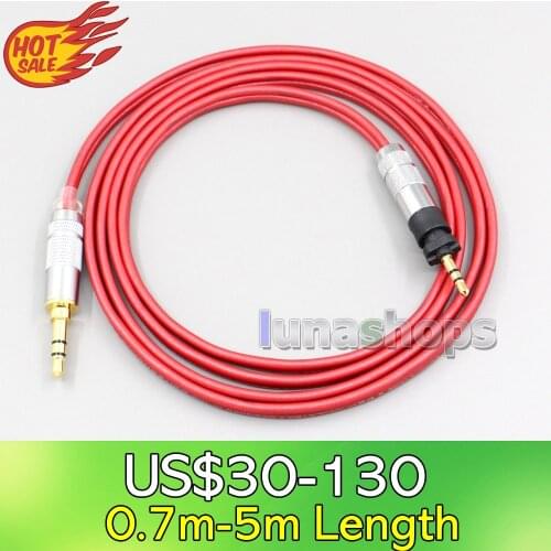 LN006695 4.4mm XLR 2.5mm 99% Pure PCOCC Earphone Cable For Shure SRH840 SRH940 SRH440 SRH750DJ Philips SHP9000 SHP8900