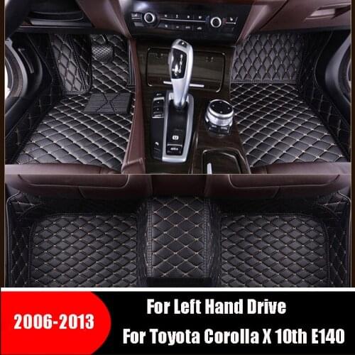 Floorliner Interior Accessory Carpets Car Floor Mats For Toyota Corolla X 10th E140 E150 2007 2008 2009 2010 2011 2012 2013