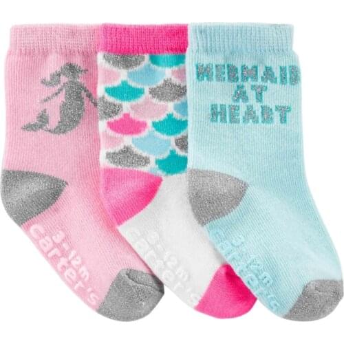 Girl Baby 3'lü Socks