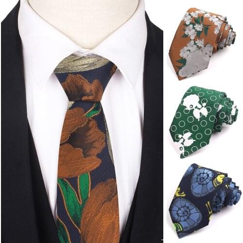 New Classic Floral Necktie Jacquard Woven Suits Ties For Men Women Fashion Rubber Tie Slim Groom Neck Tie For Party Wedding