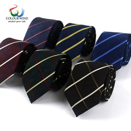 New Brand Mens Tie Plaid Polyester Neck Tie 7cm Striped Formal Pocket Square 23*23cm Wedding Party Ties Set Lots Gift