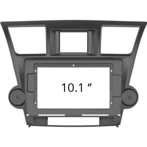 Fascia frame For TOYOTA Highlander 2009-14 high lander 10'' Android GPS Navigation multimedia Panel Mounting Bezel Fascias