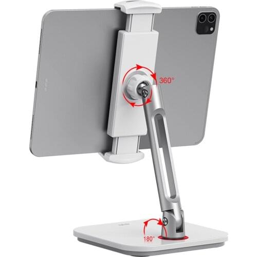 Universal Flexible Tablet Desktop Stand For iPad Mini Air Metal Rotation Tablet Holder For Samsung Xiaomi Huawei Phone Tablet