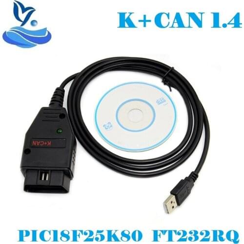 For VAG K+CAN Commander 1.4 Green PCB PIC18F25K80 FTDI FT232RQ Chip For VAG K+CAN 1.4 K-Line CommANDER