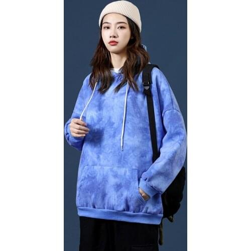 Hoodies Women 2021 Winter Hooded Sweatshirts Women Fleece Fashion Camouflage Blue Long Sleeve Ladies Tracksuit Sudadera Pullover