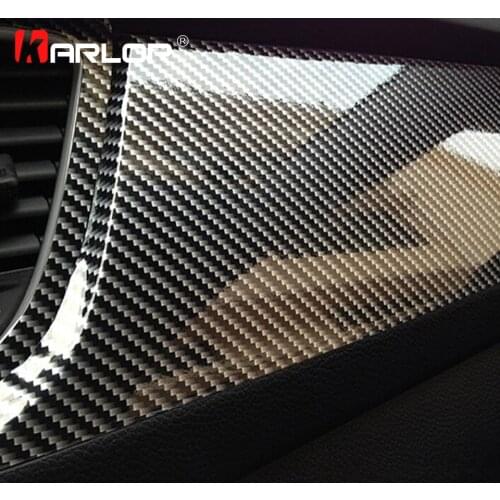 100*30/10cm High Glossy 5D Carbon Fiber Wrapping Vinyl Film Motorcycle Tablet Stickers And Decals Auto Accessories Car Styling