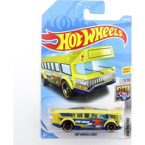 2018-329 Hot Wheels HOT WHEELS HIGH Mini Alloy Coupe 1/64 Metal Diecast Model Car Kids Toys Gift