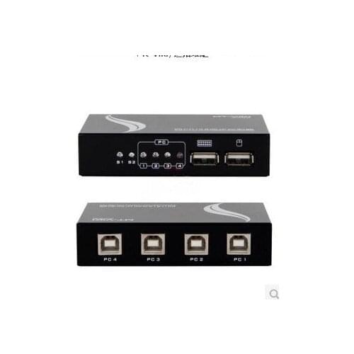 4 Port USB Synchronous Controller, keyboard and mouse synchronizer for Multiple PCs Game Control, with cables
