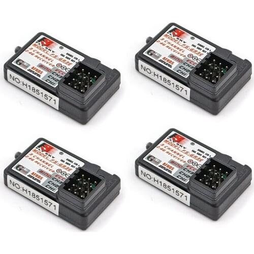 4PCS Flysky FS-GR3E AFHDS 2.4G 3CH Receiver for FS-GT2 FS-GT2B FS-GT3B FS-GT3C FZ-IT4S RC Car Boat