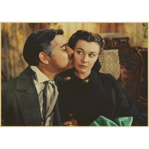 5D Diamond Painting people Movie poster Gone with the wind Full Drill Cross Stitch Crystal Art Mosaic Diamond Embroidery decor