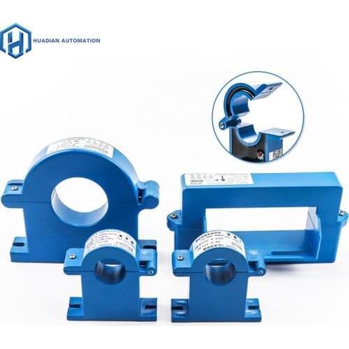0.2s accuracy 4-20ma 0-10v dc output small hall effect current sensor transducer 0-1000A input transmitter